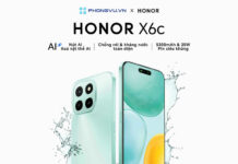 HONOR X6c: Lựa chọn mới kết hợp với AI cùng độ bền vượt trội HONOR X6c trang bị AI xóa vật thể, kháng nước IP64 và pin 5300mAh cho trải nghiệm bền bỉ