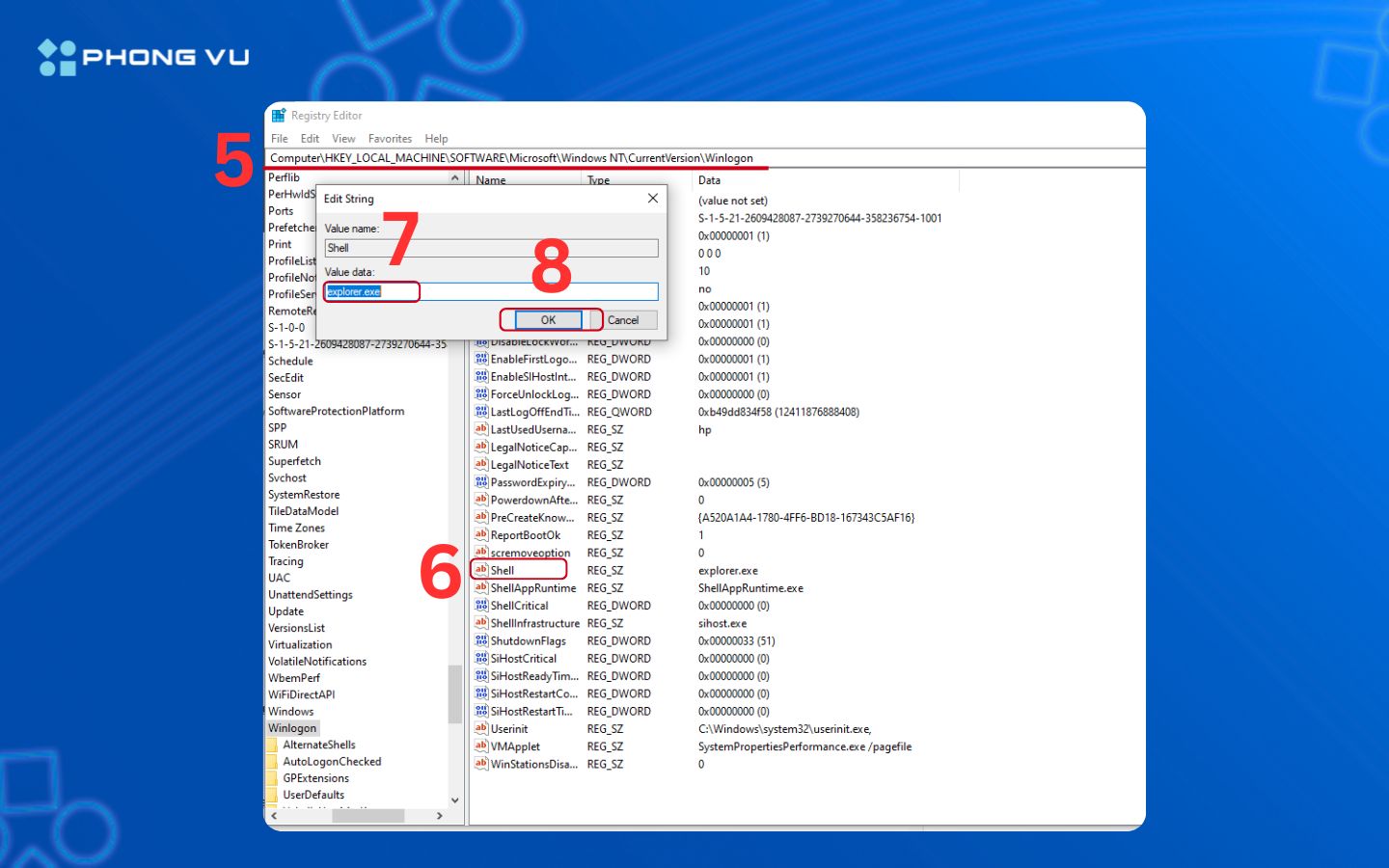 Cách Khắc Phục Máy Tính Bị Đen Màn Hình Chỉ Thấy Chuột Hiệu Quả 6 Khắc Phục Máy Tính Bị Đen Màn Hình Chỉ Thấy Chuột Bằng Cách Thay Đổi Đường Dẫn Windows Explorer