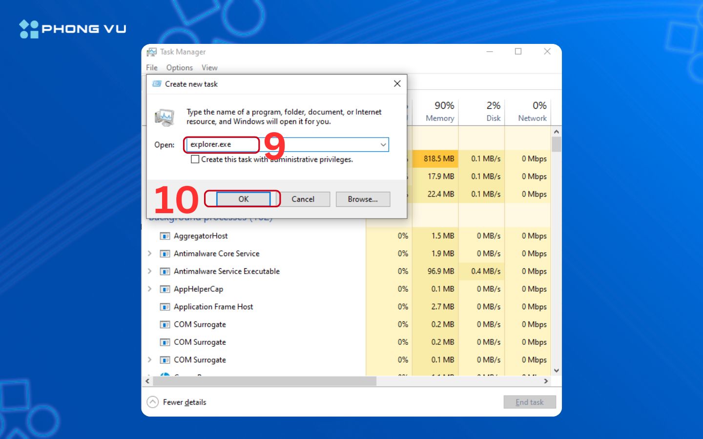 Cách Khắc Phục Máy Tính Bị Đen Màn Hình Chỉ Thấy Chuột Hiệu Quả 7 Khắc Phục Máy Tính Bị Đen Màn Hình Chỉ Thấy Chuột Bằng Cách Thay Đổi Đường Dẫn Windows Explorer