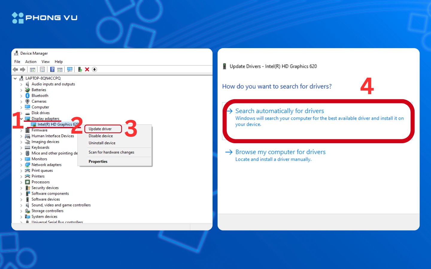 Cách Khắc Phục Máy Tính Bị Đen Màn Hình Chỉ Thấy Chuột Hiệu Quả 16 Cập Nhật Driver Đồ Họa Thường Xuyên