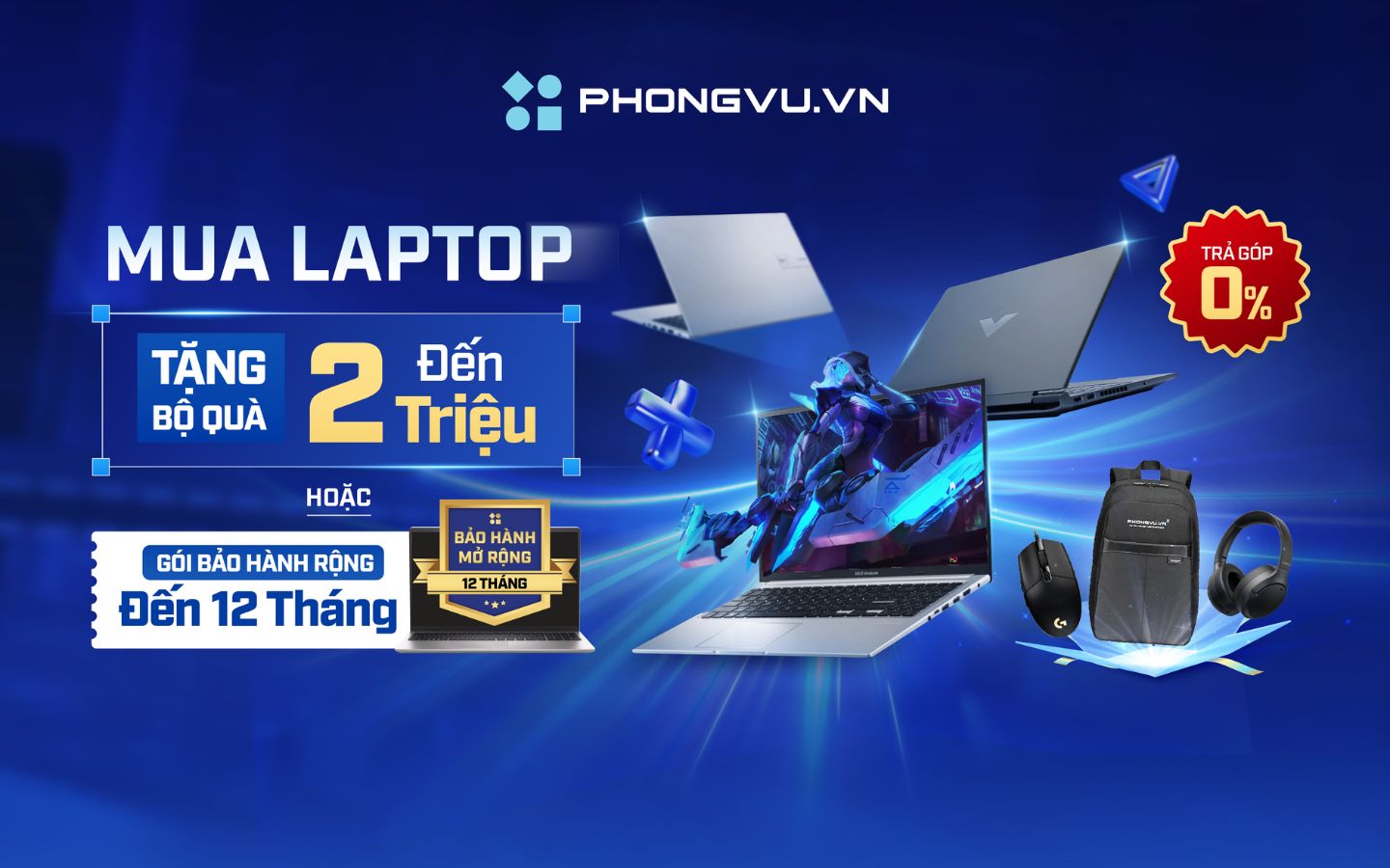 Mua laptop tại Phong Vũ nhận bộ quà tặng đến 2 triệu đồng 1 Mua laptop tại Phong Vũ tặng bộ quà lên đến 2 triệu đồng