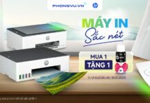 Mua máy in HP, nhận ngay mực in chính hãng miễn phí tại Phong Vũ Mua máy in HP nhận mực in tại Phong Vũ