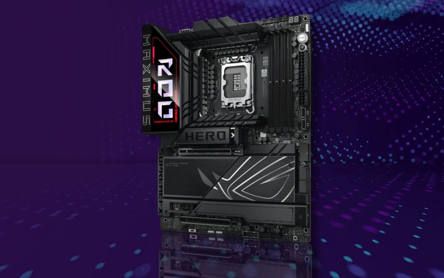 ASUS ROG MAXIMUS Z890 HERO là bo mạch chủ cao cấp, được thiết kế tối ưu cho CPU Intel Core Ultra Series 2