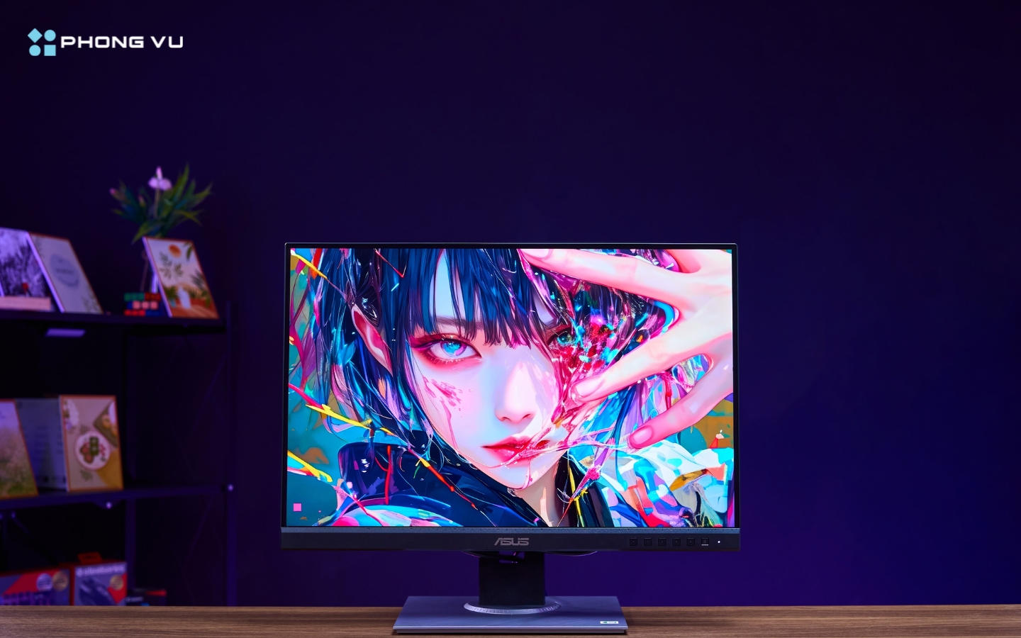 Màn hình ASUS ProArt PA248QV sở hữu thiết kế hiện đại, tinh tế với viền mỏng ba cạnh