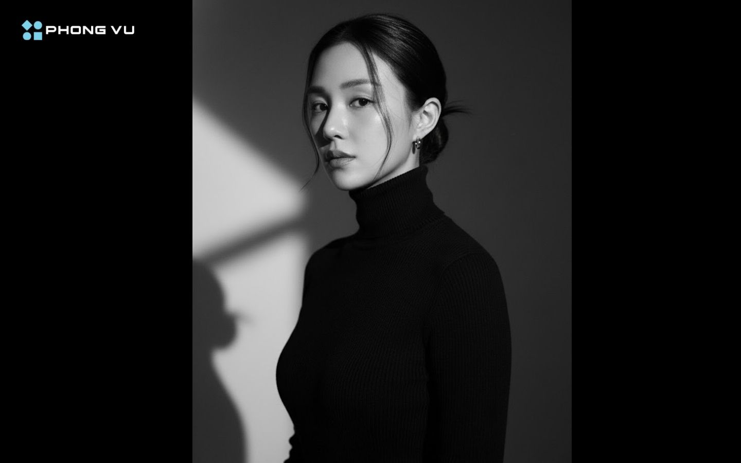 Ảnh chân dung trắng đen từ câu lệnh số 1