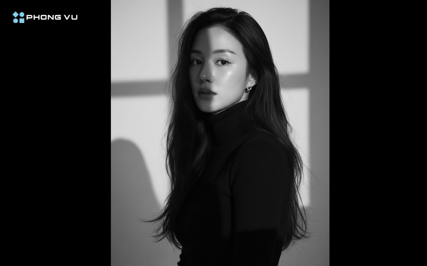 Ảnh chân dung trắng đen từ câu lệnh số 2