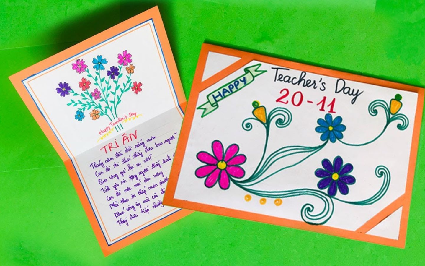 Sáng tạo màu sắc, gửi lời biết ơn