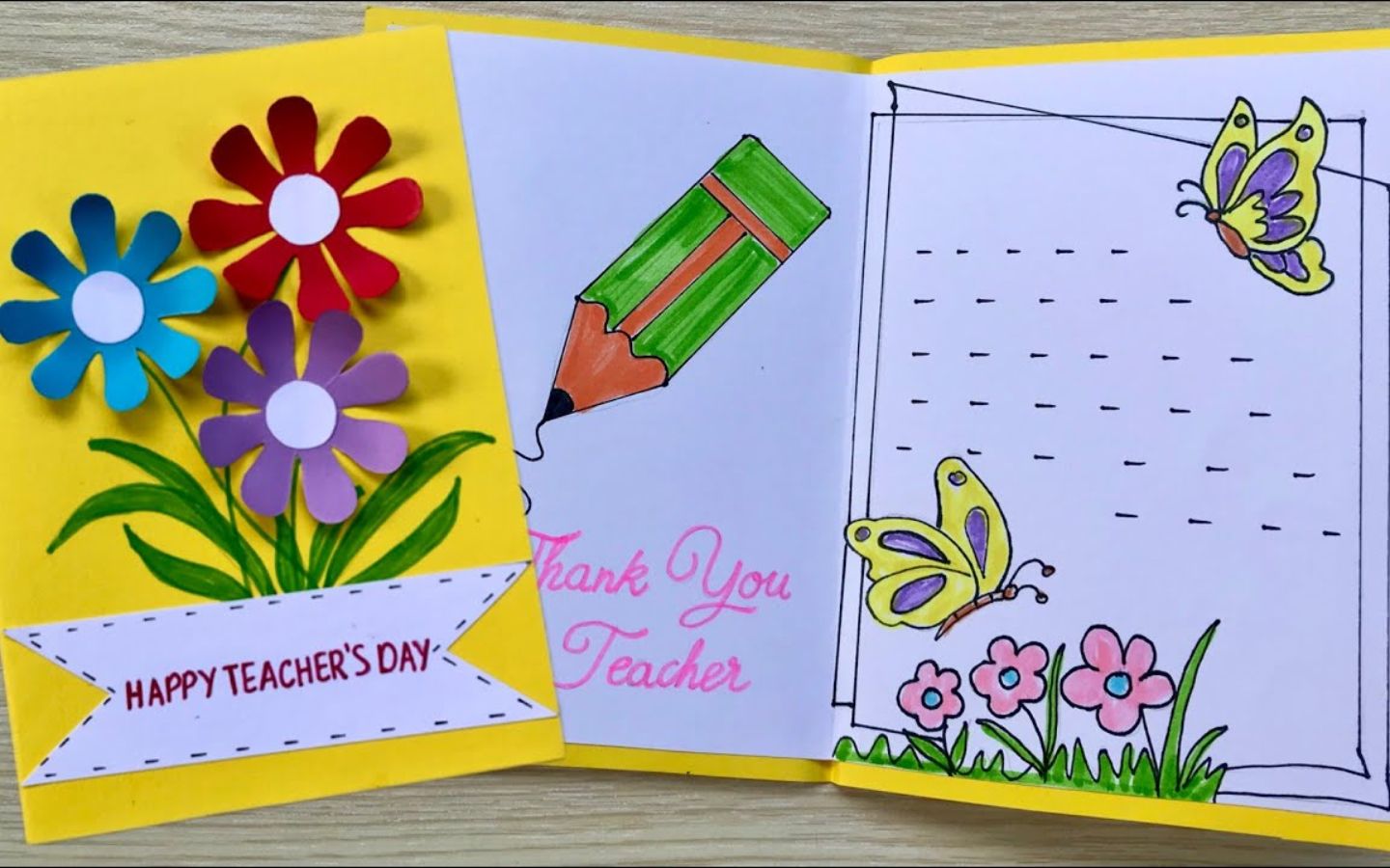 Bướm hoa rực rỡ, chúc mừng thầy cô