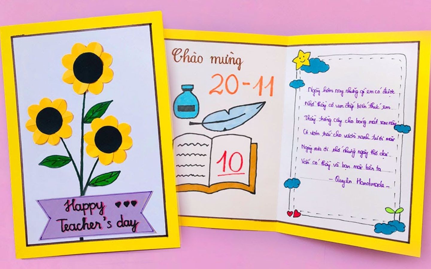 Giọt nước tri thức, chúc thầy cô hạnh phúc