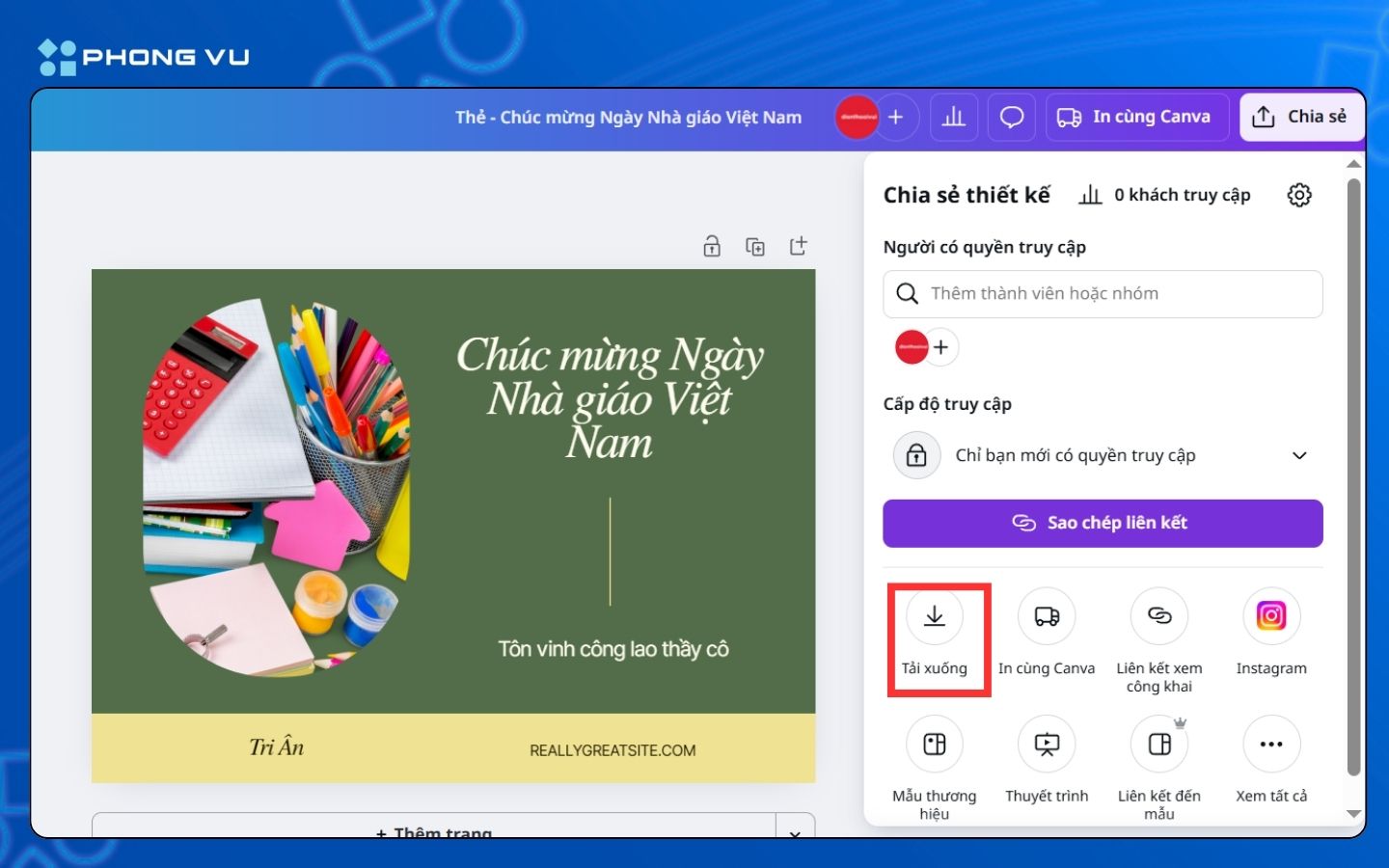 Tải về và sử dụng