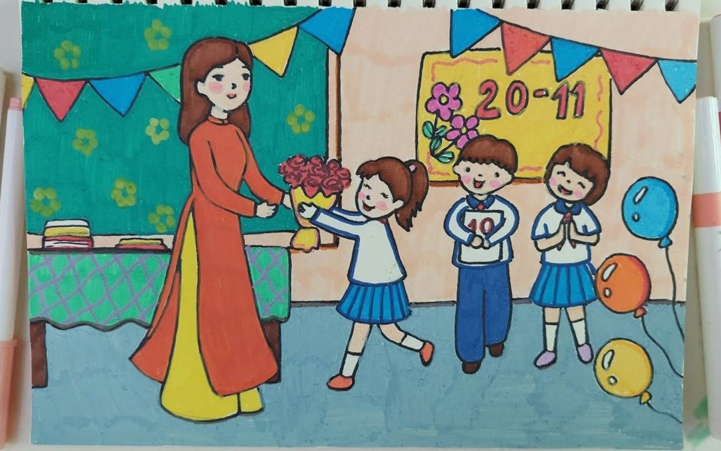 Cô và trò, ngày 20/11 ấm áp