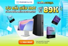 Ưu đãi đến 100.000 đồng cho phần mềm Kaspersky khi mua kèm PC tại Phong Vũ Ưu đãi phần mềm Kaspersky khi mua kèm PC tại Phong Vũ