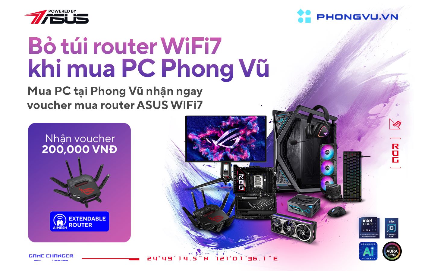 Ưu đãi Router Wifi 7 khi mua PC tại Phong Vũ