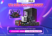 Ưu đãi độc quyền router ASUS Wi-Fi 7 cho khách mua PC tại Phong Vũ Khách hàng mua PC Bất Kỳ sẽ nhận được mã giảm giá 200,000đ, áp dụng cho các sản phẩm Router ASUS WiFi 7 trong danh sách áp dụng