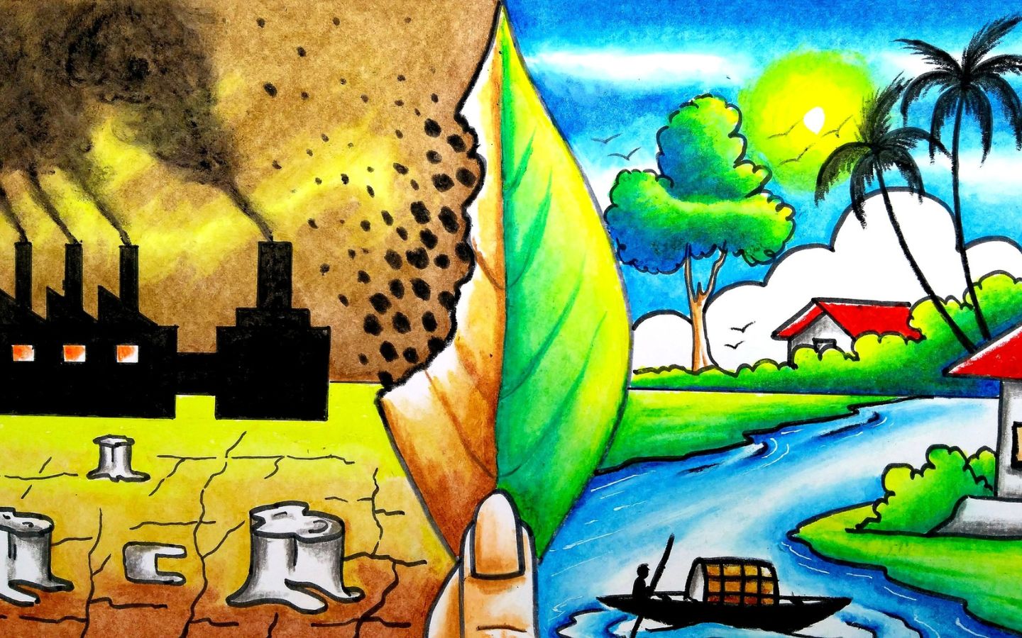 Nước bẩn, đất đai hỏng