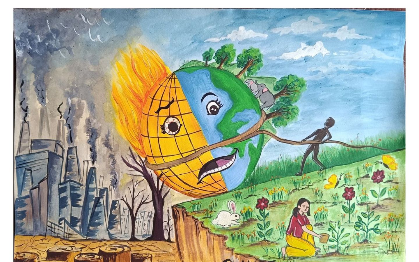 Trái Đất hồi sinh mạnh mẽ