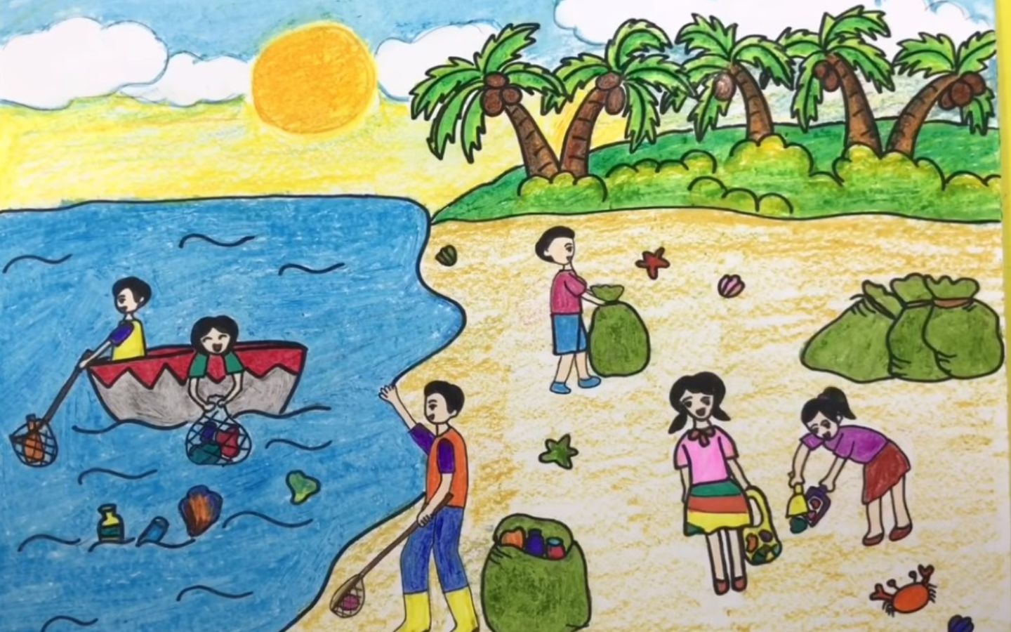 Dọn sạch bãi biển