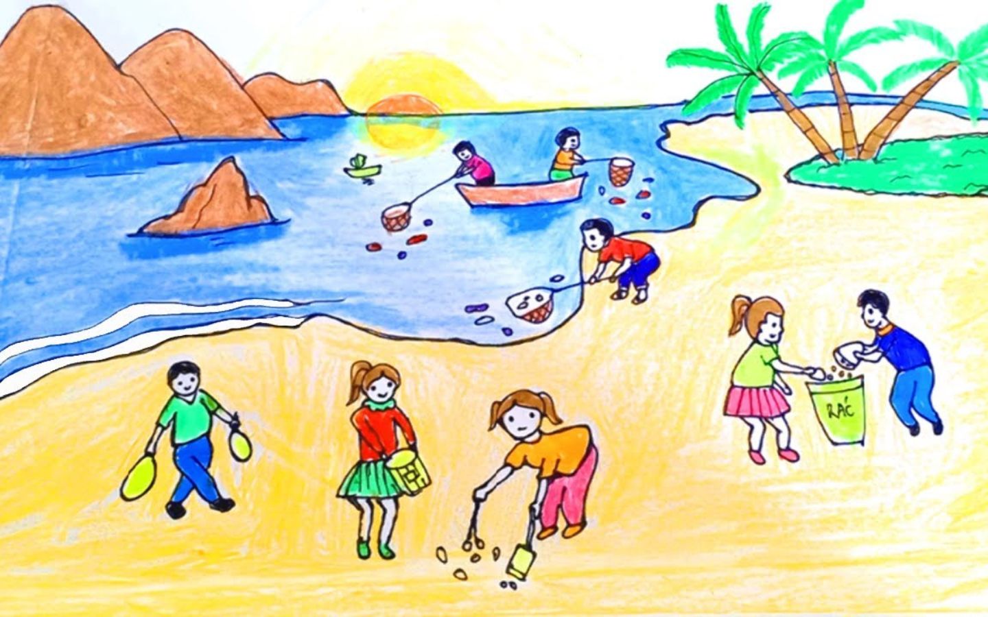 Dọn sạch bãi biển