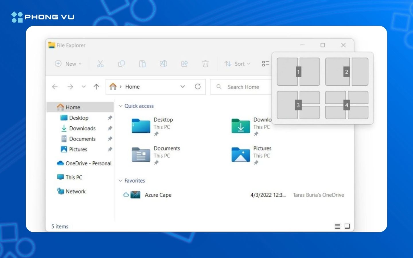 Snap Layouts được cải thiện 