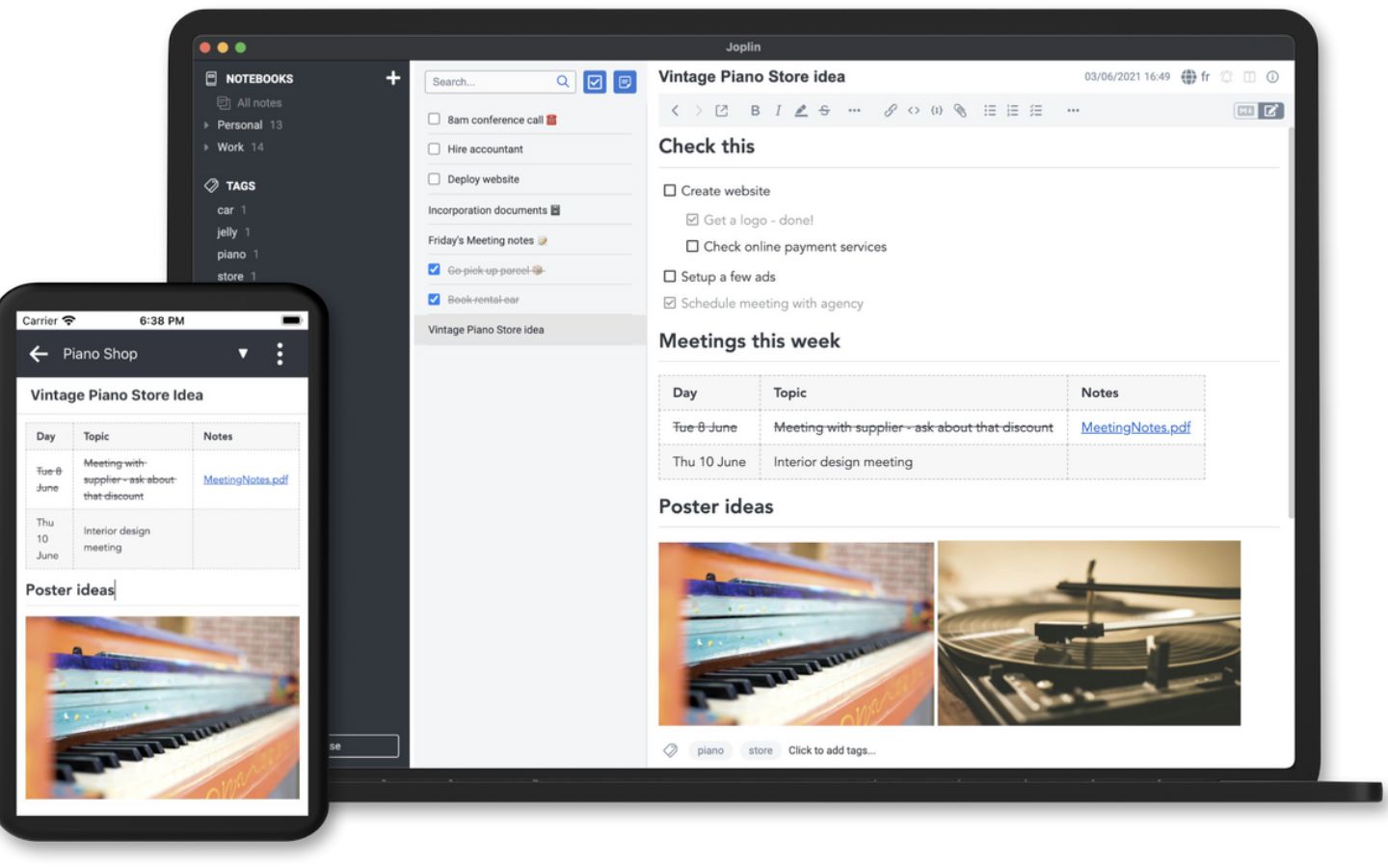 Cách tạo ghi chú trên màn hình máy tính đơn giản nhất 11 Phần mềm ghi chú Joplin trên máy tính