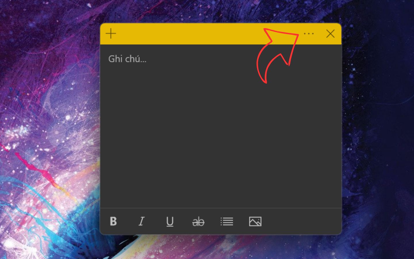 Cách tạo ghi chú trên màn hình máy tính đơn giản nhất 4 Tạo ghi chú trên máy tính bằng Sticky Notes