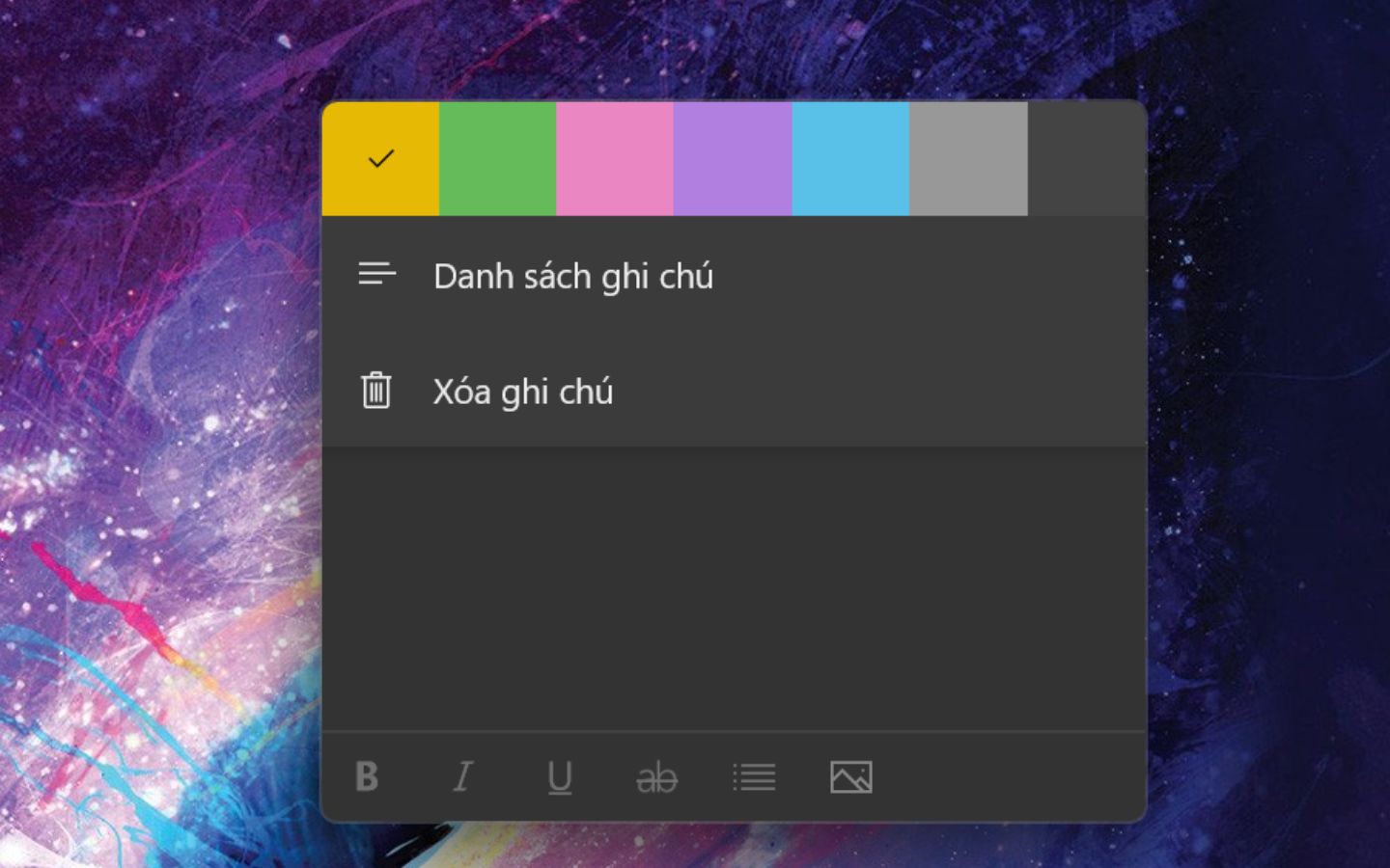 Cách tạo ghi chú trên màn hình máy tính đơn giản nhất 5 Hướng dẫn tạo ghi chú trên máy tính bằng Sticky Notes