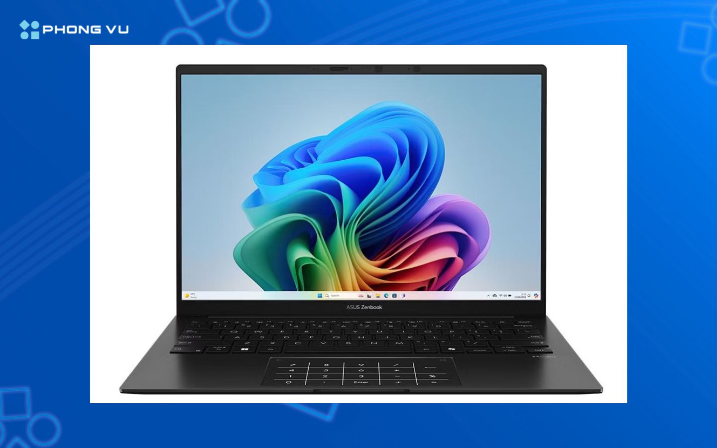 Laptop ASUS Zenbook OLED với bàn phím số