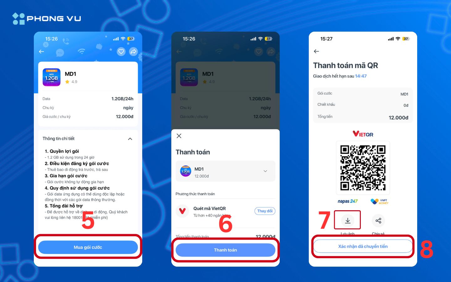 Cách đăng ký gói cước 4G VinaPhone qua ứng dụng VNPT