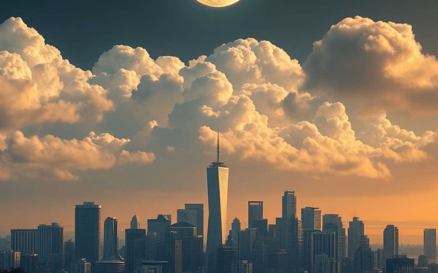 Thành phố mây vờn chiều dần buông