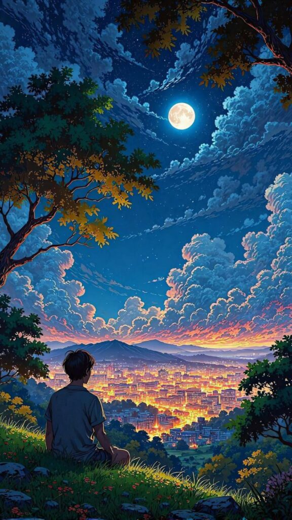 Khoảnh khắc bình yên ngắm ráng chiều