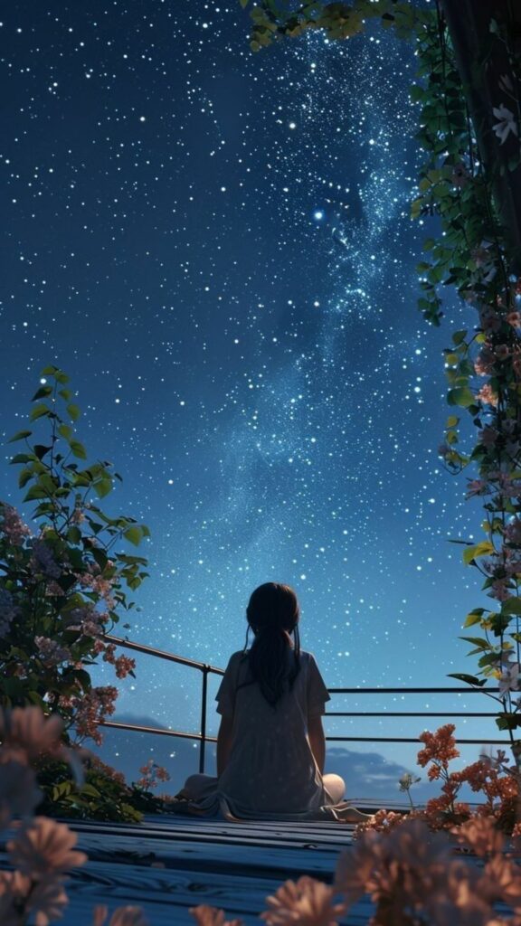 Một mình ngắm dải ngân hà đêm