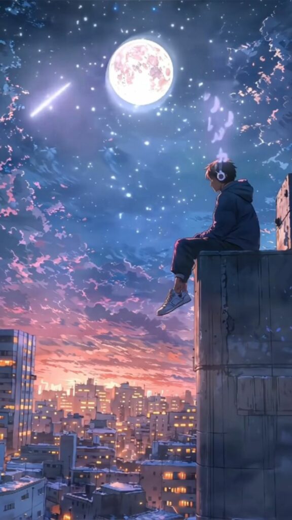 Trăng tròn phố thị giấc mơ hồng