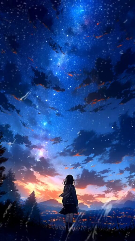 Hoàng hôn tím đôi ta nhìn nhau