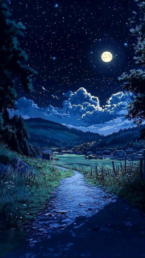 Ngôi nhà nhỏ dưới trời sao đêm