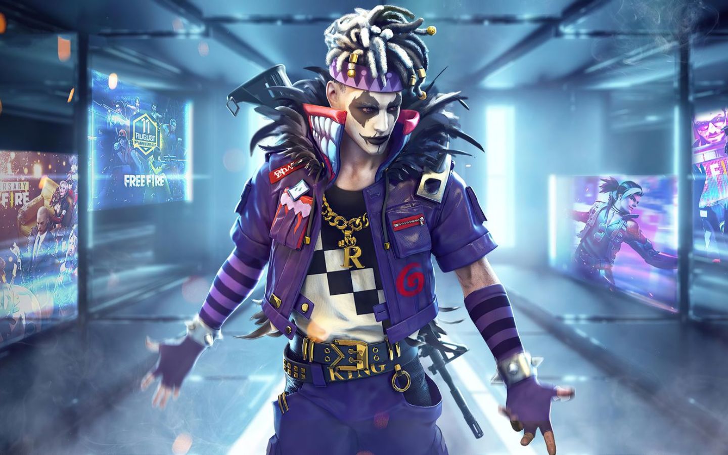 Ảnh nền Free Fire với phong cách đường phố