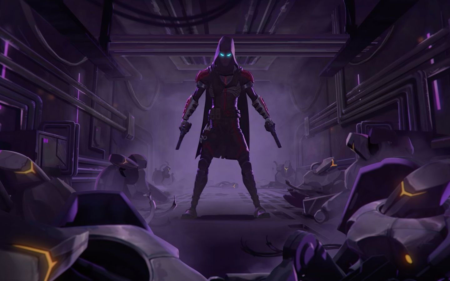 Hình nền Free Fire phong cách ngầu lạnh lùng, tông màu đen huyền bí