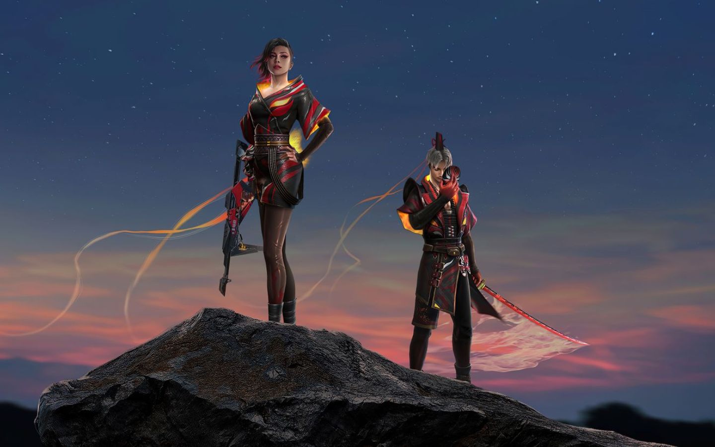 Ảnh nền Free Fire đôi cực chill