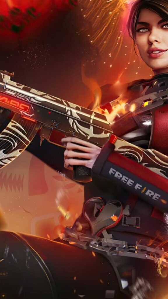 Hình nền hiệu ứng lửa và khói sống động