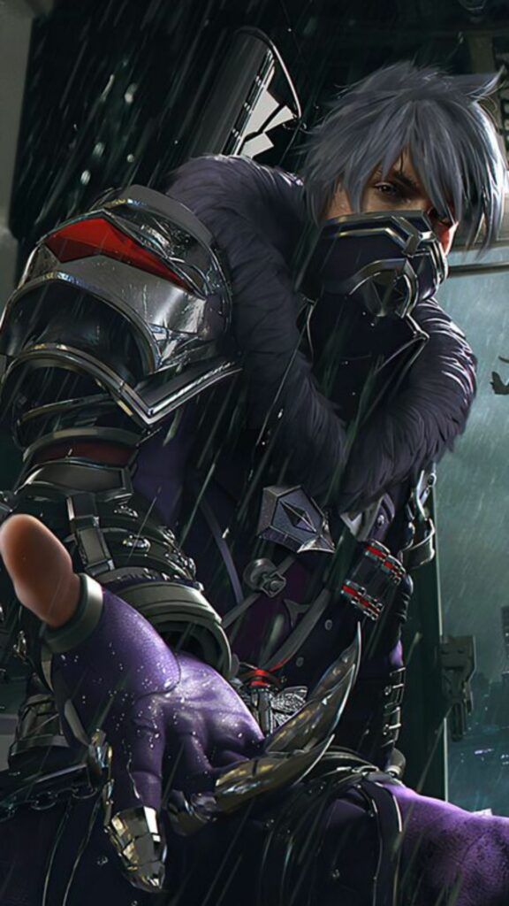 Ảnh nền Free Fire với nhân vật đeo mặt nạ cực bí ẩn