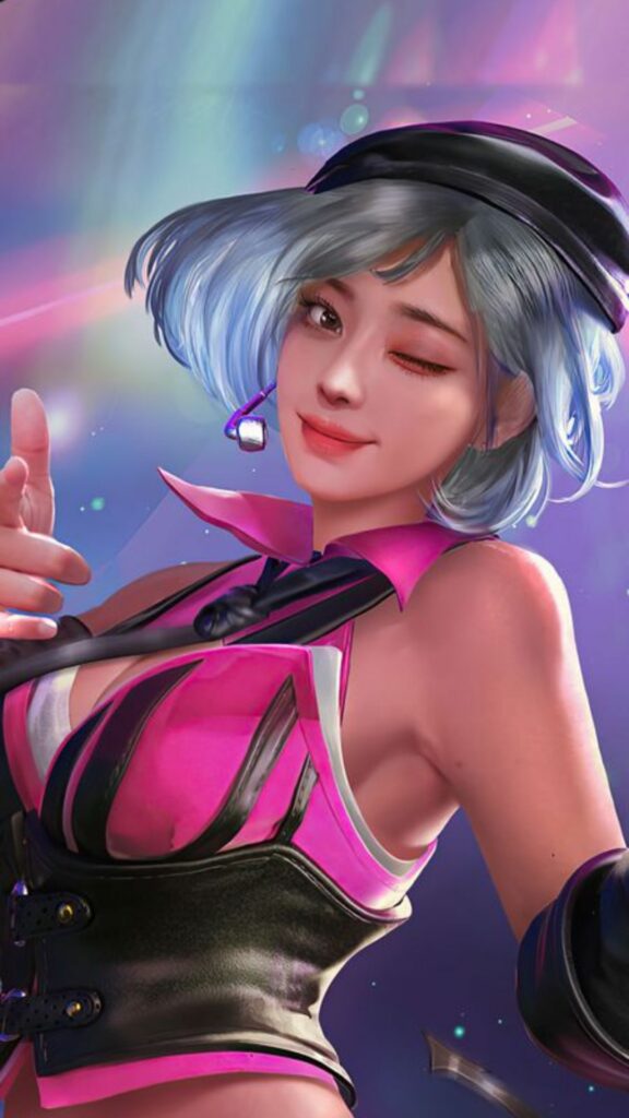 Nhân vật với hiệu ứng năng lượng rực sáng