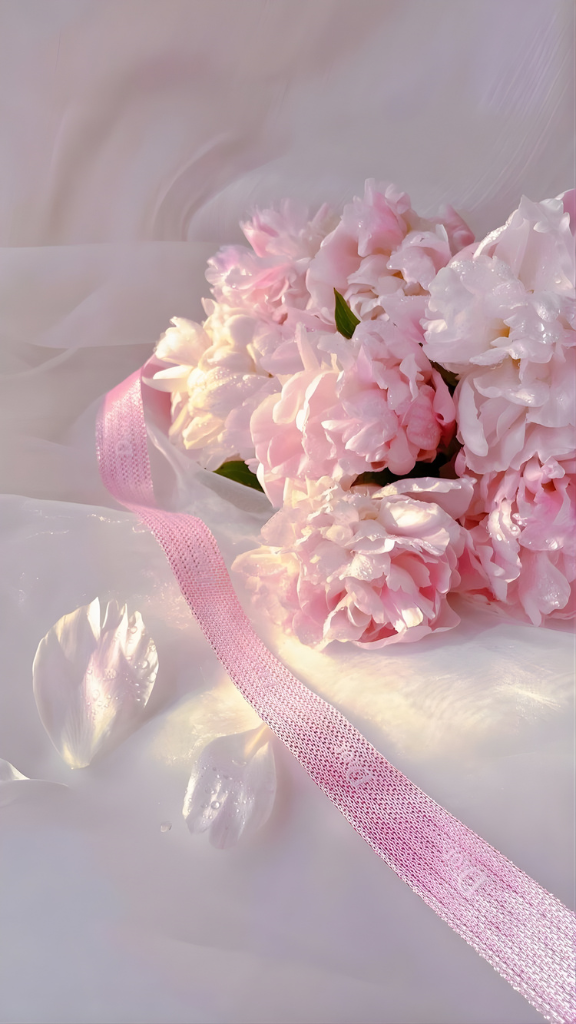 Hình nền hoa mẫu đơn màu hồng ngọt ngào