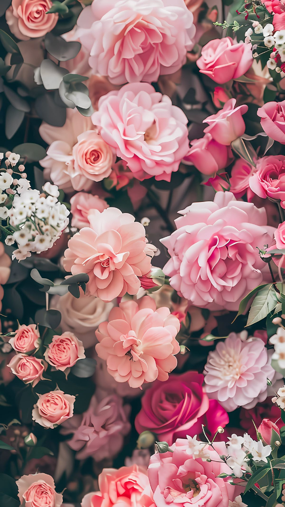 Mẫu đơn hồng nhẹ nhàng