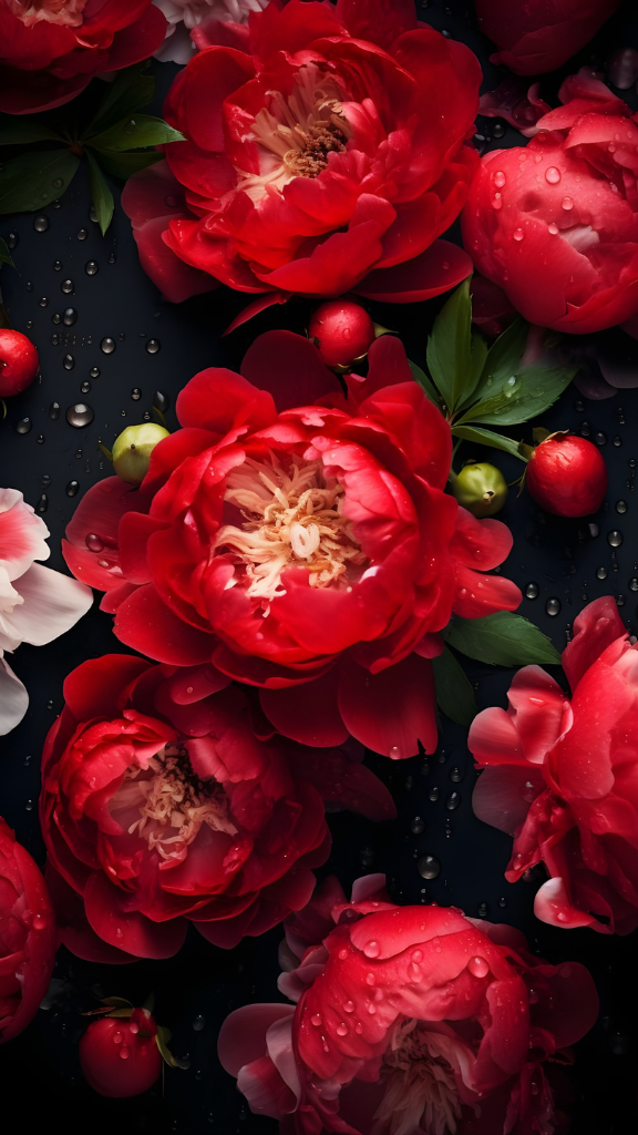 Mẫu đơn đỏ thu hút tình duyên