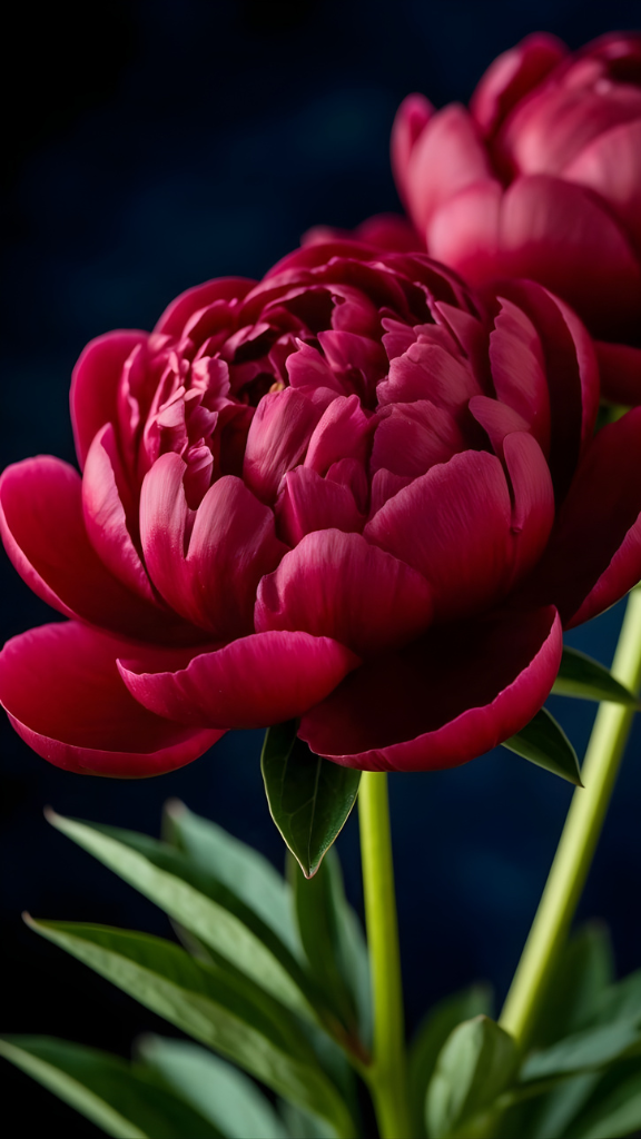 Hình nền hoa mẫu đơn đỏ đánh thức năng lượng tình duyên 