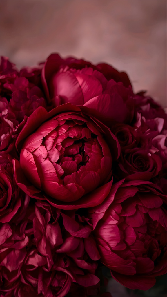 Hình nền mẫu đơn đỏ quyến rũ không rời mắt