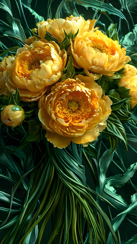 Mẫu đơn vàng đam mê