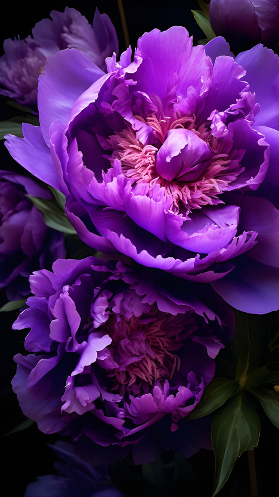 Mẫu đơn tím chân thành và chung thủy