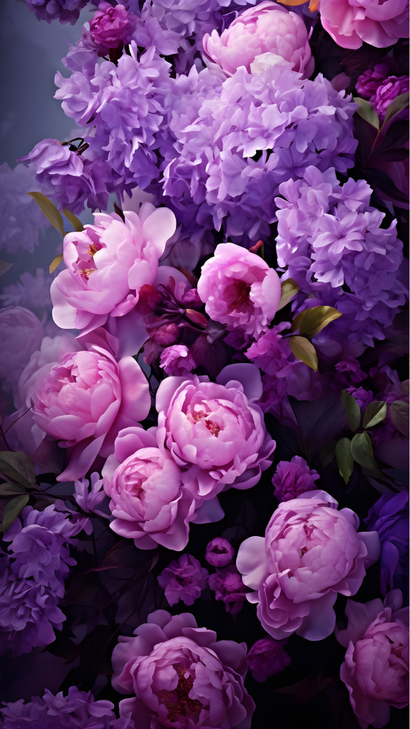 Mẫu đơn tím thu hút quyền lực