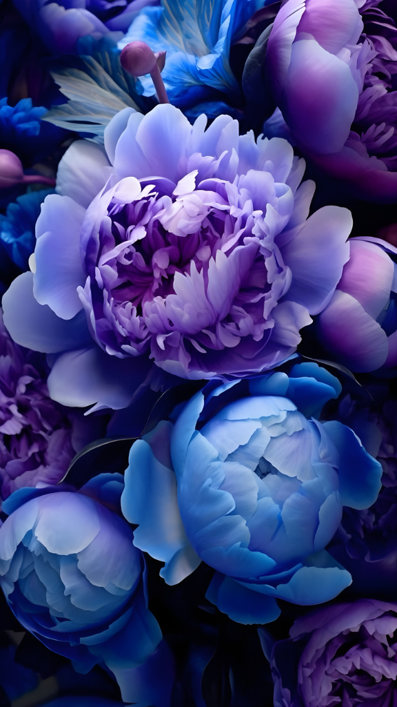 Hình nền mẫu đơn tím cực nét