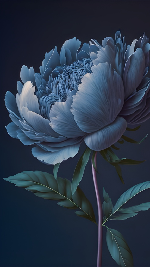 Hình nền hoa mẫu đơn xanh cao quý